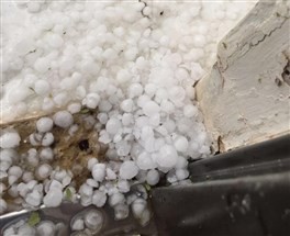 Paranavaí teve chuva de granizo nesta segunda-feira (15)